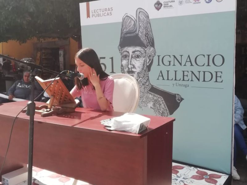 Participan en las lecturas públicas a Ignacio Allende