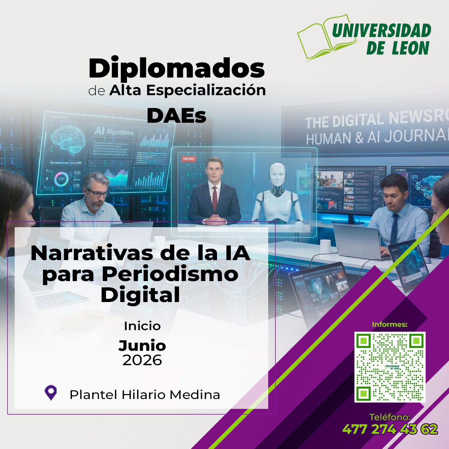 Diplomado Narrativas de la IA en Periodismo Digital